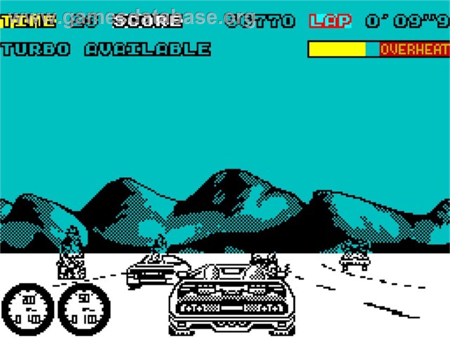 Turbo Out Run - Sinclair ZX Spectrum - Artwork - Title Screen