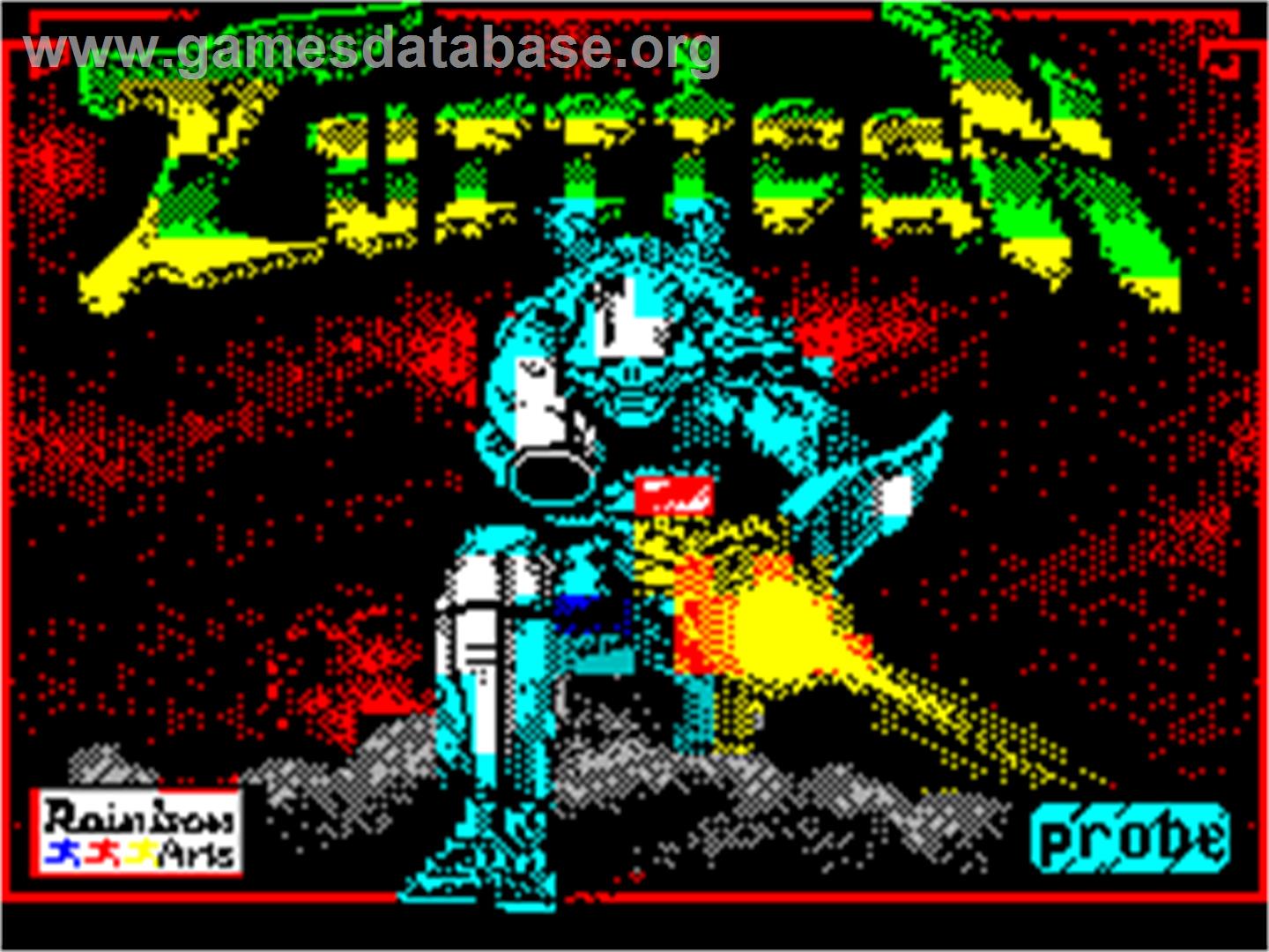 Turrican - Sinclair ZX Spectrum - Artwork - Title Screen