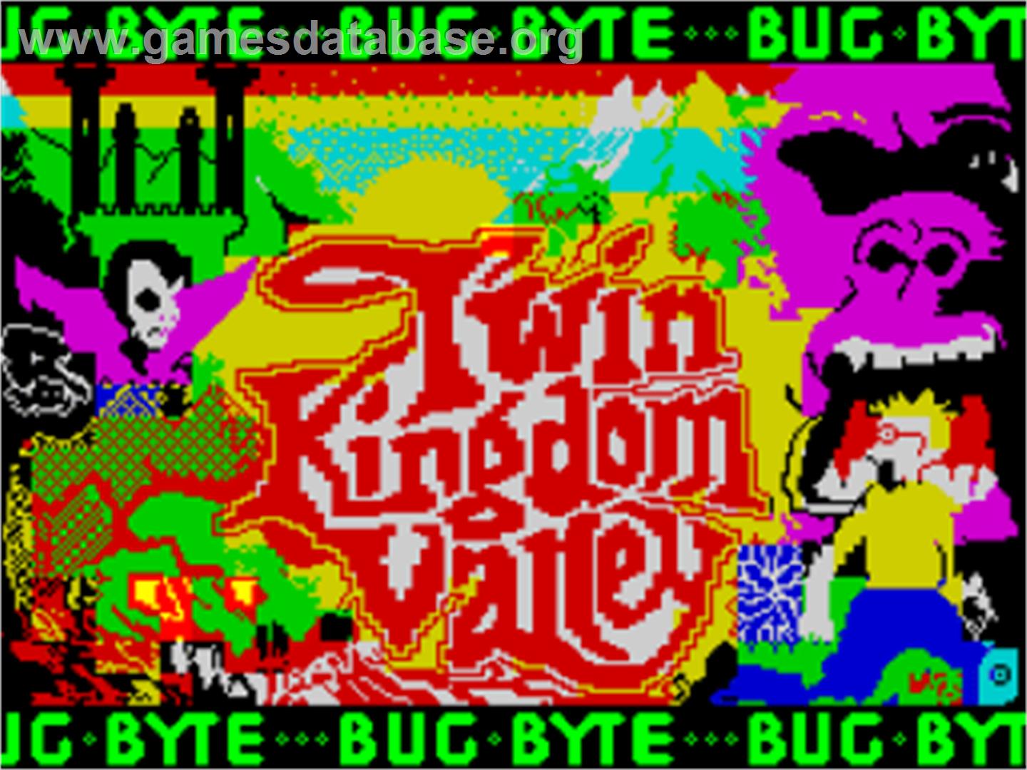 Twin Kingdom Valley - Sinclair ZX Spectrum - Artwork - Title Screen