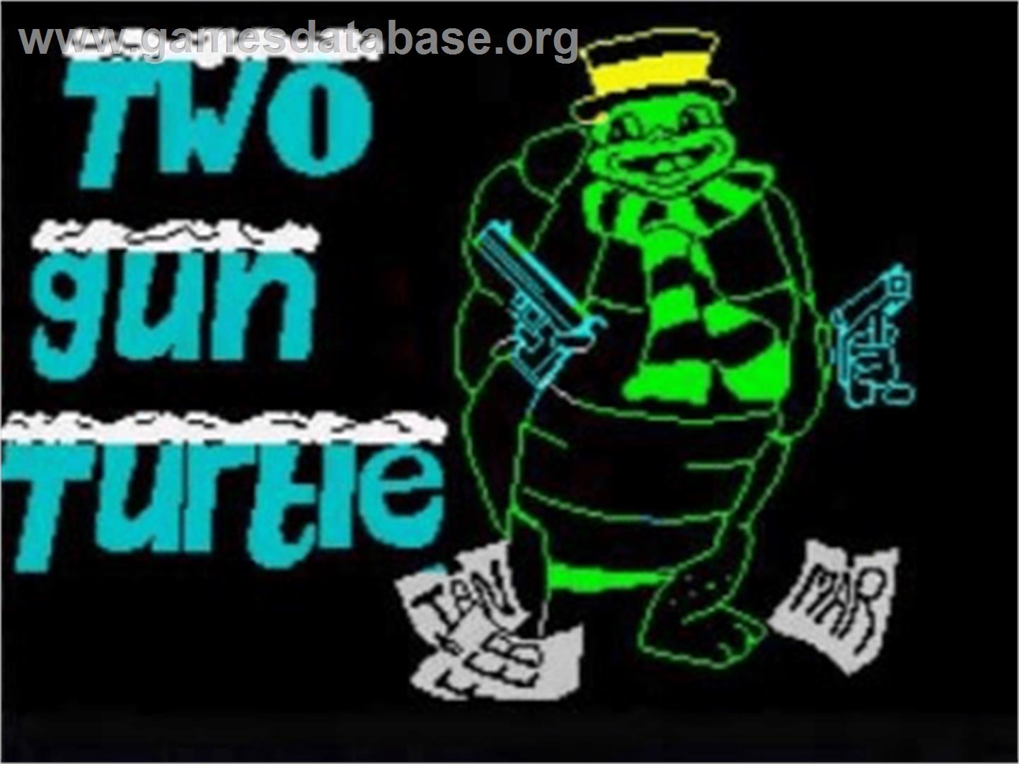 Two-gun Turtle - Sinclair ZX Spectrum - Artwork - Title Screen