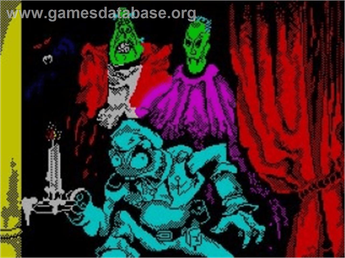 Vampire - Sinclair ZX Spectrum - Artwork - Title Screen