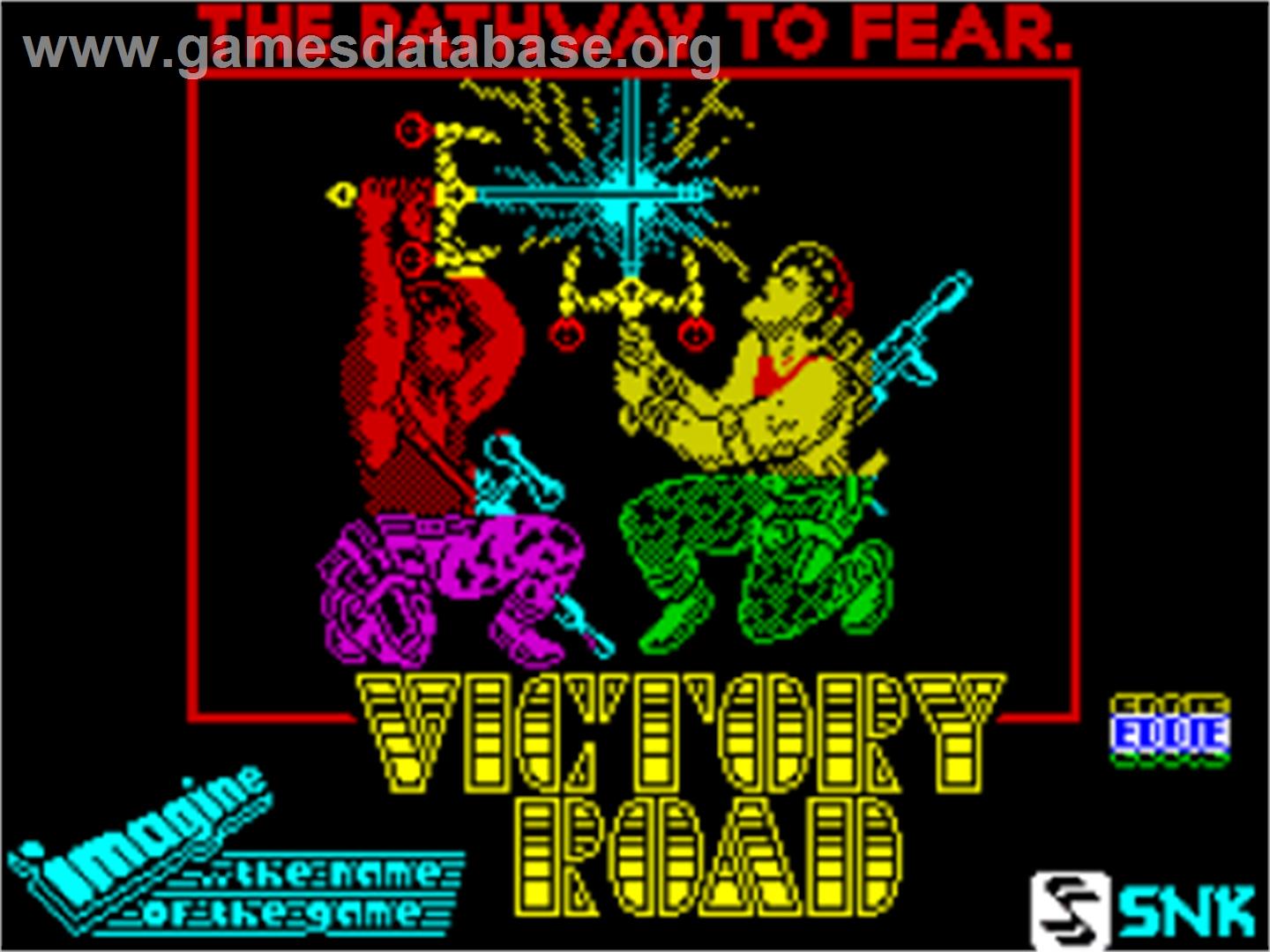 Victory Road - Sinclair ZX Spectrum - Artwork - Title Screen