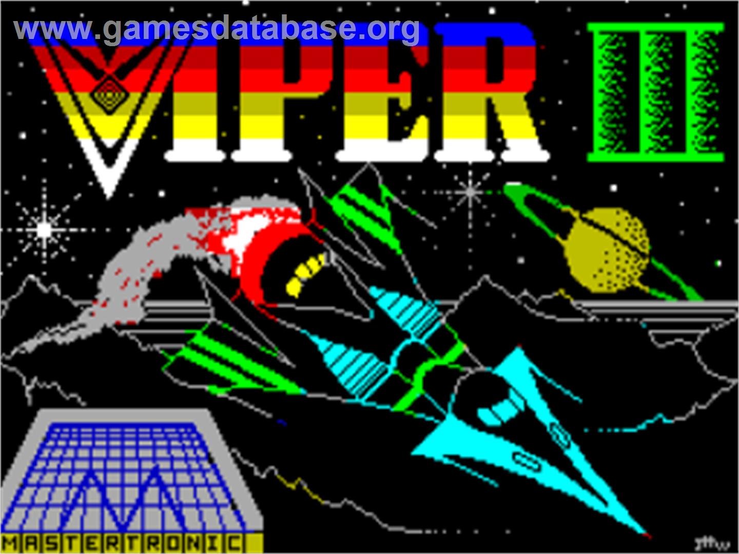Viper 3 - Sinclair ZX Spectrum - Artwork - Title Screen