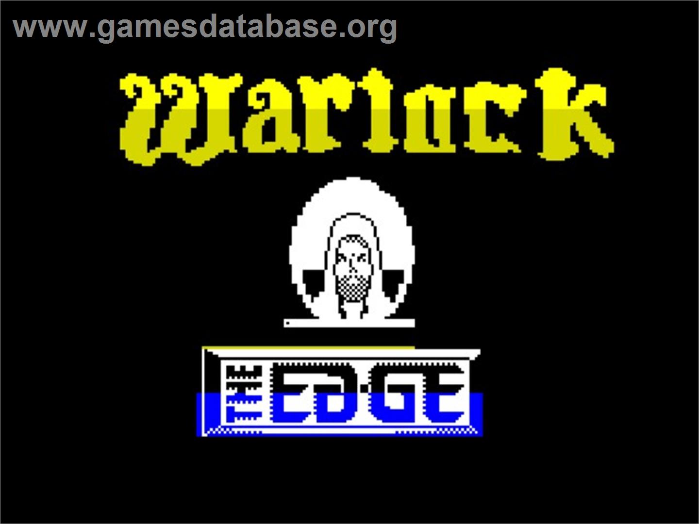 Warlock - Sinclair ZX Spectrum - Artwork - Title Screen