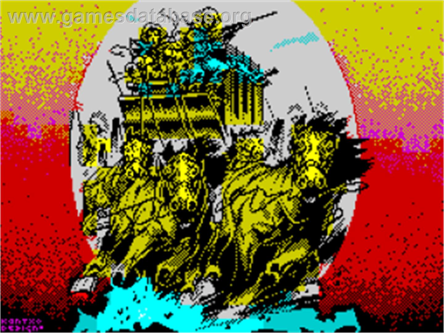 Wells & Fargo - Sinclair ZX Spectrum - Artwork - Title Screen