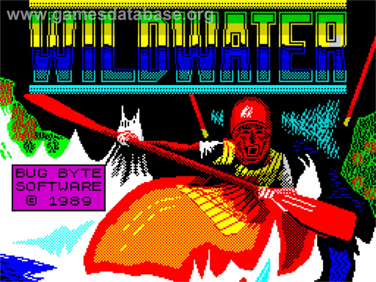 Wild Water - Sinclair ZX Spectrum - Artwork - Title Screen