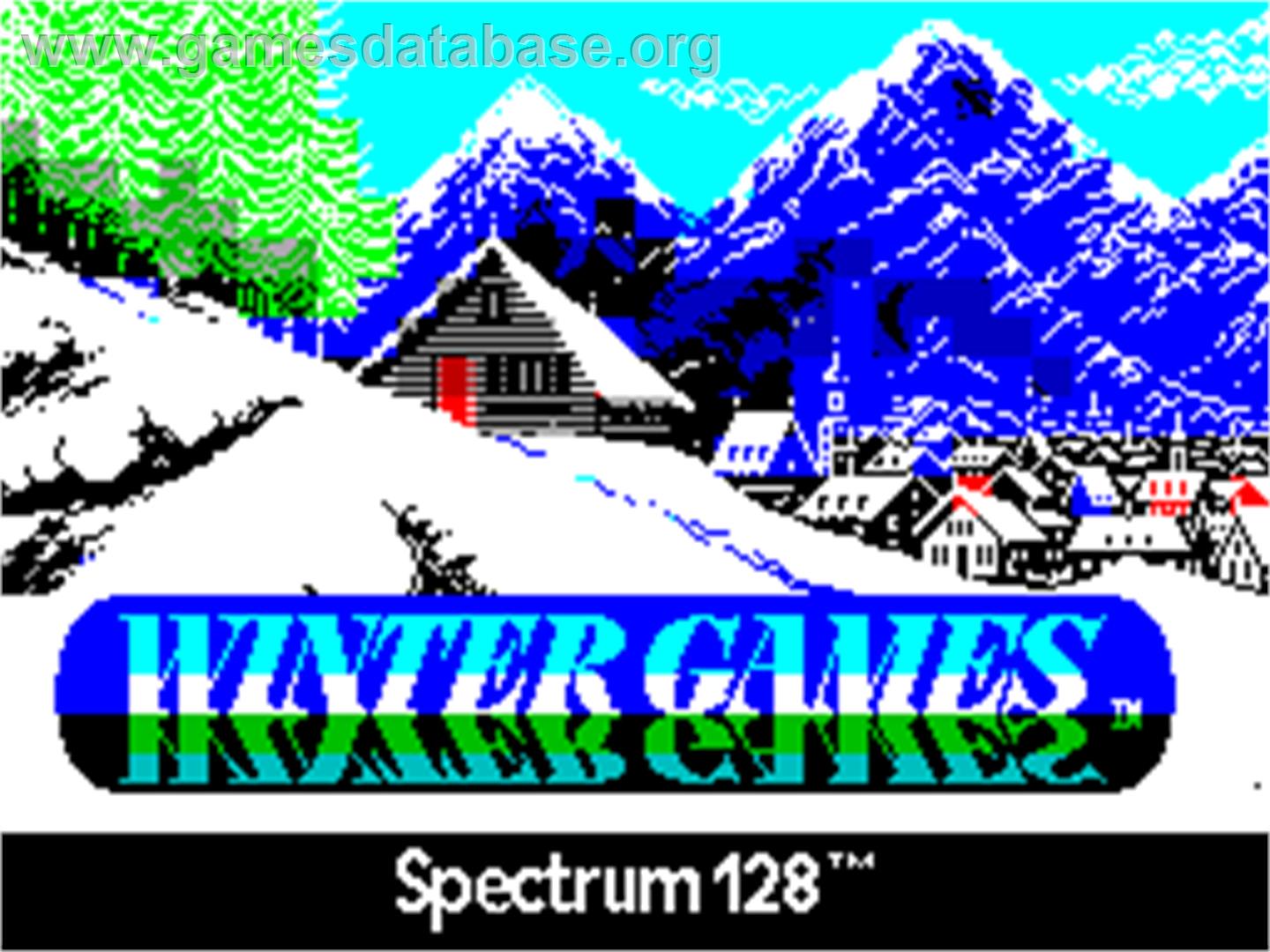 Winter Games - Sinclair ZX Spectrum - Artwork - Title Screen
