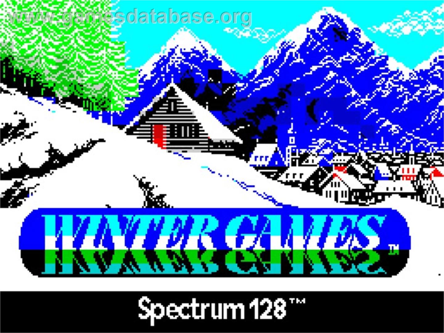 Winter Games - Sinclair ZX Spectrum - Artwork - Title Screen