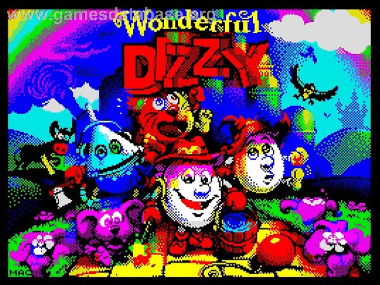 Wonderful Dizzy - Sinclair ZX Spectrum - Artwork - Title Screen