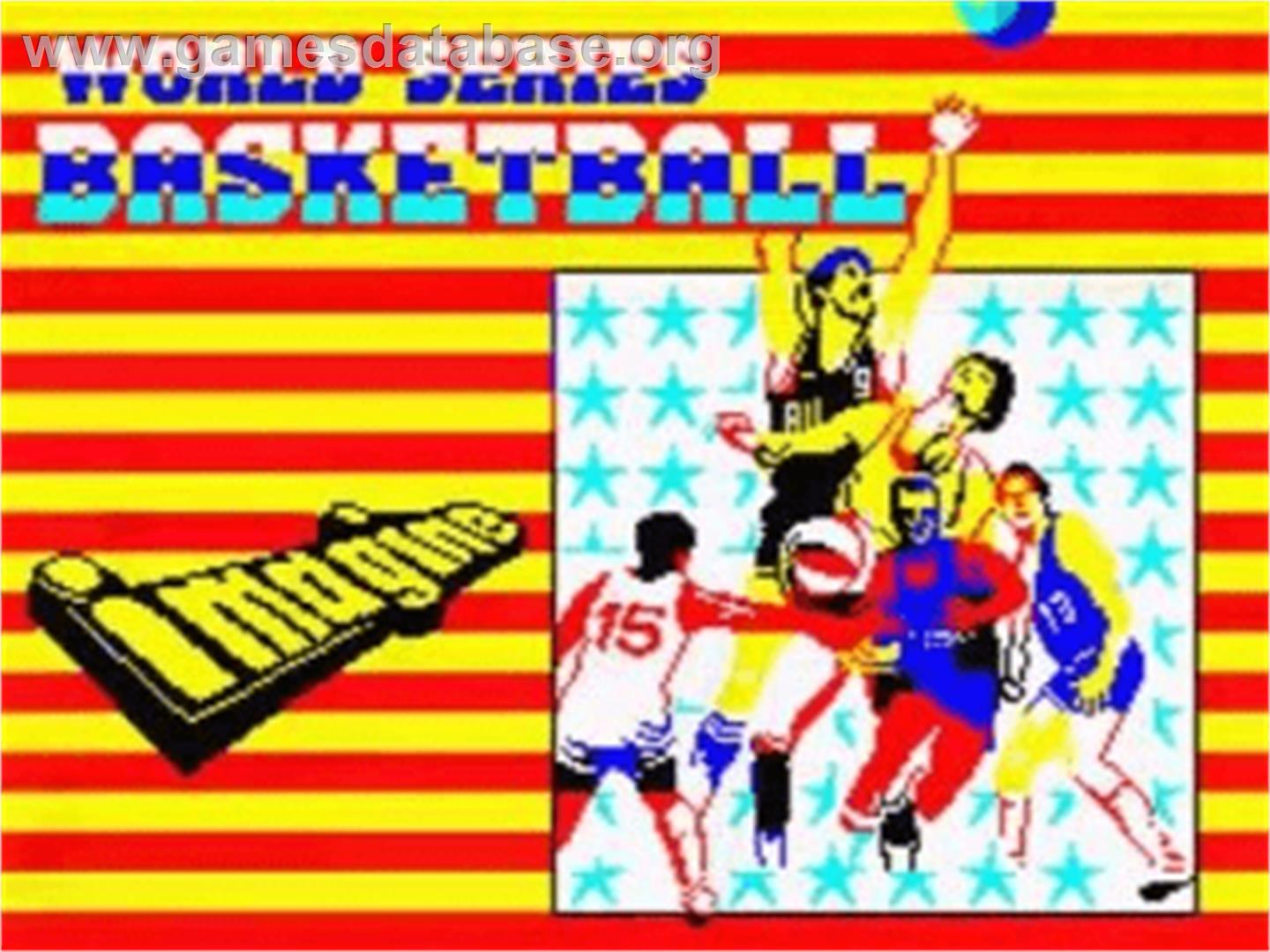 World Series Basketball - Sinclair ZX Spectrum - Artwork - Title Screen