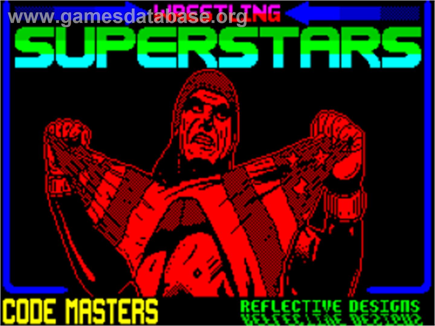 Wrestling Superstars - Sinclair ZX Spectrum - Artwork - Title Screen