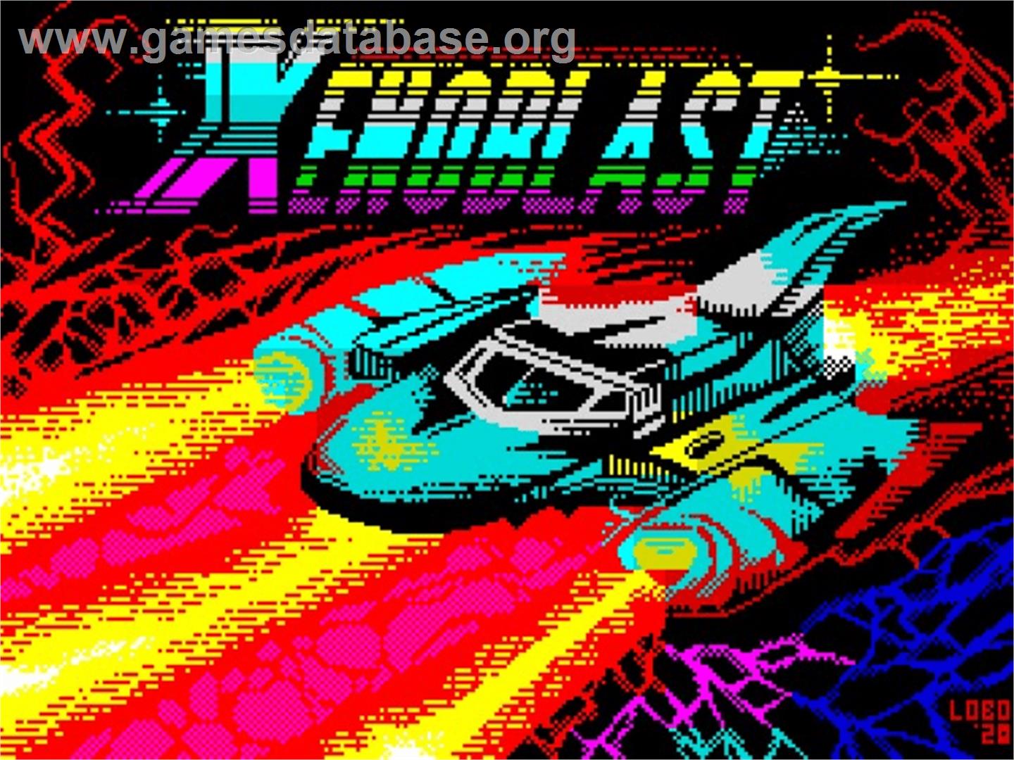 Xenoblast - Sinclair ZX Spectrum - Artwork - Title Screen