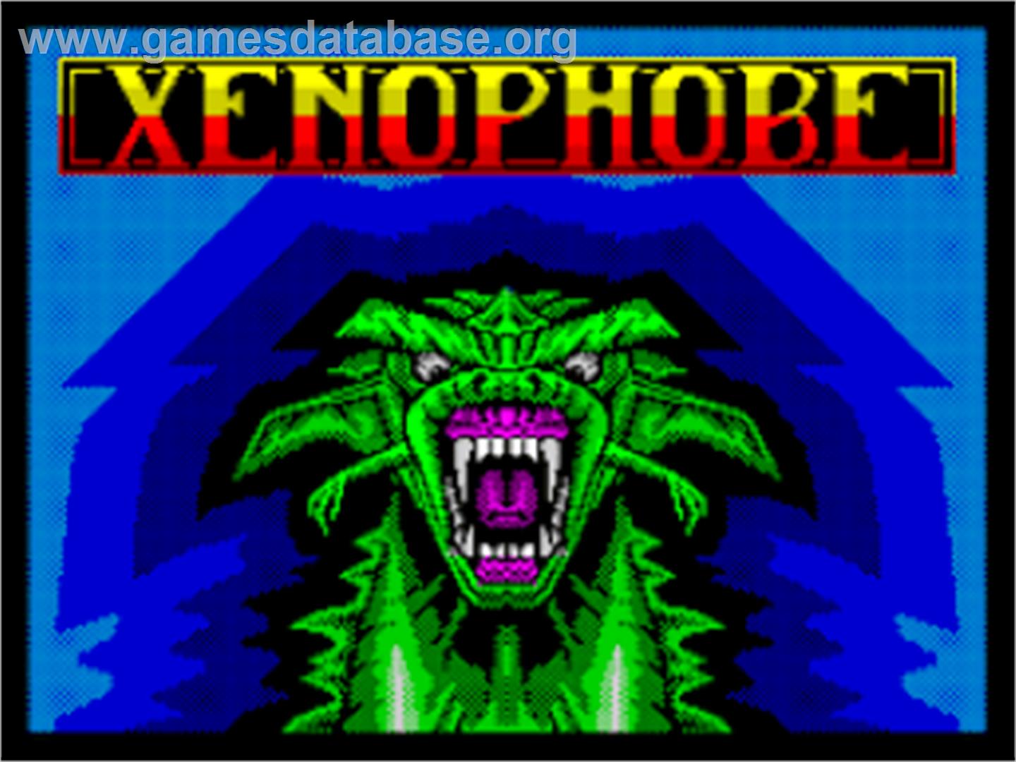 Xenophobe - Sinclair ZX Spectrum - Artwork - Title Screen