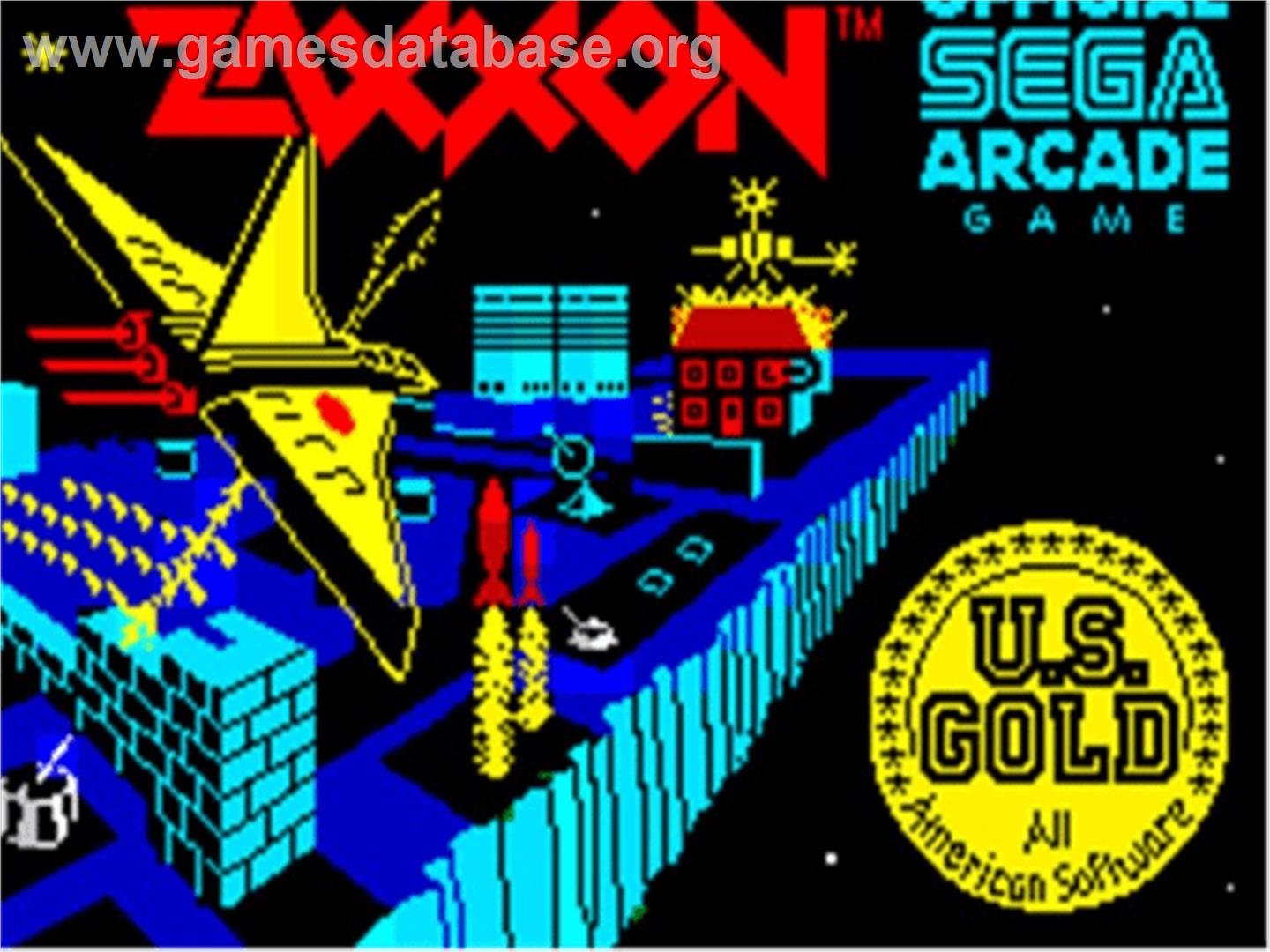 Zaxxon - Sinclair ZX Spectrum - Artwork - Title Screen