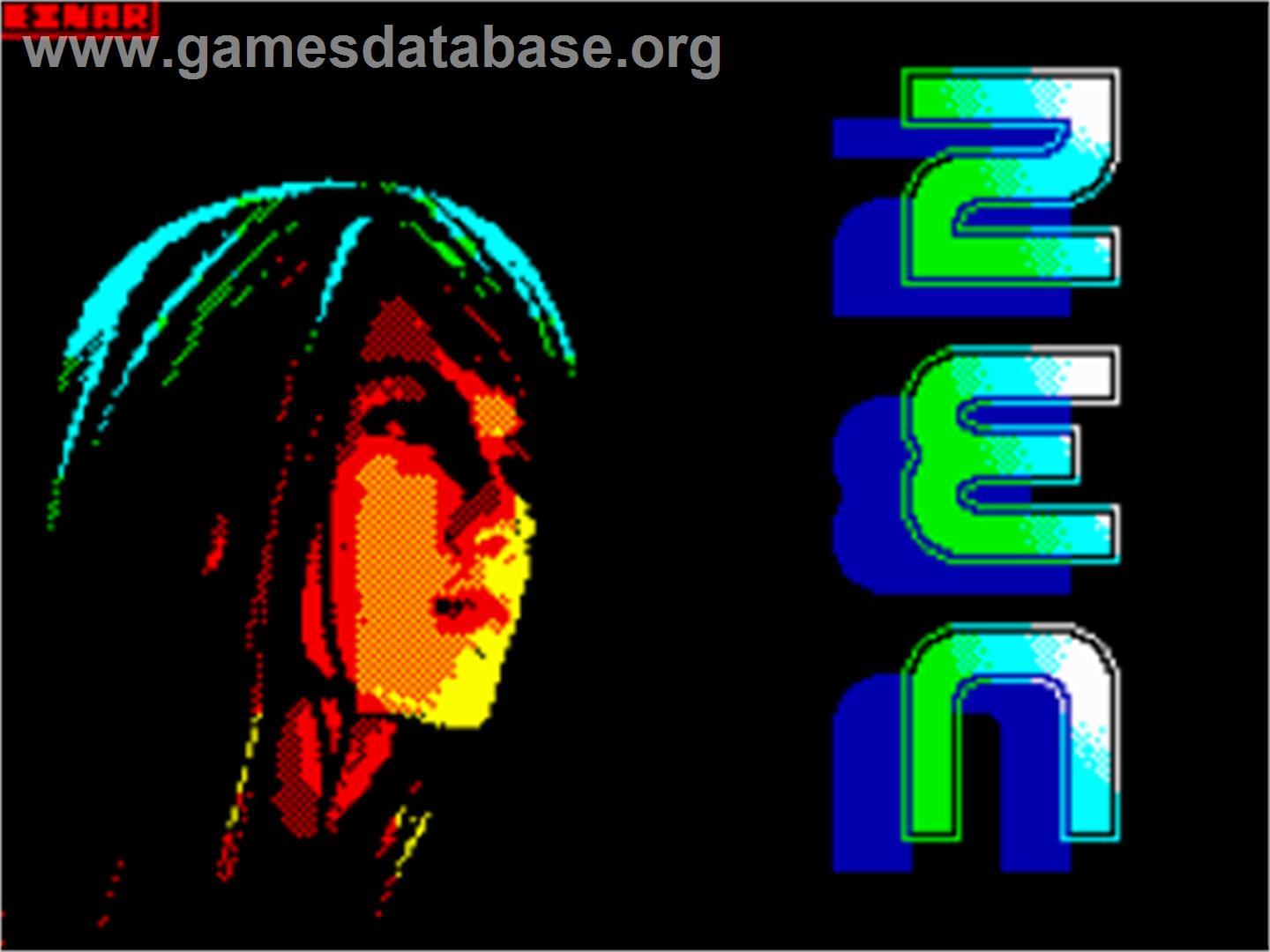 Zen - Sinclair ZX Spectrum - Artwork - Title Screen