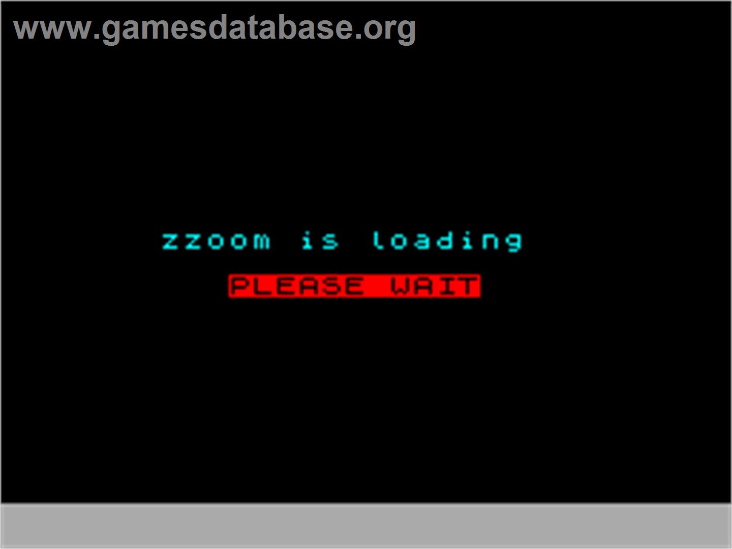 Zzoom - Sinclair ZX Spectrum - Artwork - Title Screen