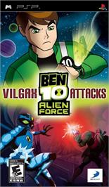 Box cover for Ben 10 - Alien Force - Vilgax Attacks on the Sony PSP.