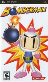 Box cover for Bomberman on the Sony PSP.