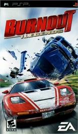 Box cover for Burnout Legends on the Sony PSP.