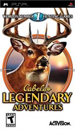 Box cover for Cabela's Legendary Adventures on the Sony PSP.