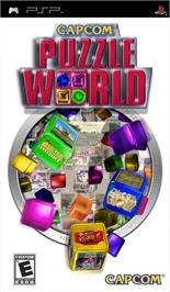 Box cover for Capcom Puzzle World on the Sony PSP.