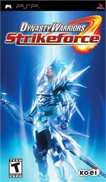 Box cover for Dynasty Warriors - Strikeforce on the Sony PSP.