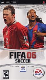 Box cover for FIFA 06 on the Sony PSP.