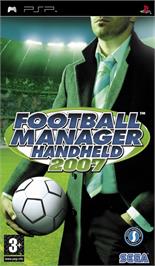 Box cover for Football Manager Handheld 2007 on the Sony PSP.