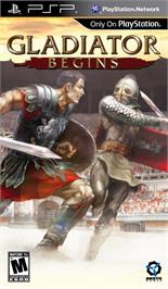 Box cover for Gladiator Begins on the Sony PSP.