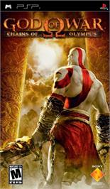 Box cover for God Of War - Chains Of Olympus on the Sony PSP.