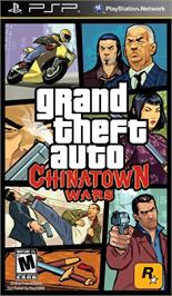 Box cover for Grand Theft Auto - Chinatown Wars on the Sony PSP.
