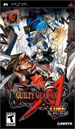 Box cover for Guilty Gear Xx Accent Core Plus on the Sony PSP.