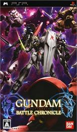 Box cover for Gundam Battle Chronicle on the Sony PSP.