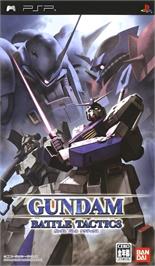Box cover for Gundam Battle Tactics on the Sony PSP.
