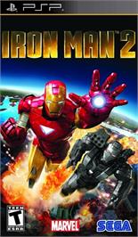 Box cover for Iron Man 2 on the Sony PSP.