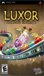 Box cover for Luxor Pharaoh's Challenge on the Sony PSP.