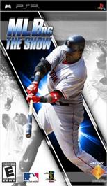 Box cover for MLB 08: The Show on the Sony PSP.