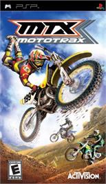 Box cover for MTX Mototrax on the Sony PSP.