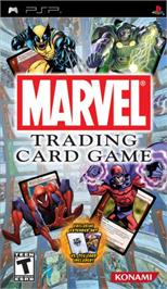 Box cover for Marvel Trading Card Game on the Sony PSP.