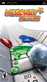 Box cover for Mercury Meltdown on the Sony PSP.