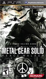 Box cover for Metal Gear Solid - Peace Walker on the Sony PSP.