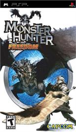Box cover for Monster Hunter Freedom on the Sony PSP.