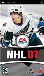Box cover for Nhl 07 on the Sony PSP.