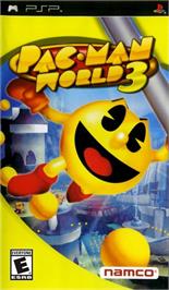 Box cover for Pac-man World 3 on the Sony PSP.