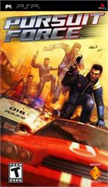 Box cover for Pursuit Force on the Sony PSP.