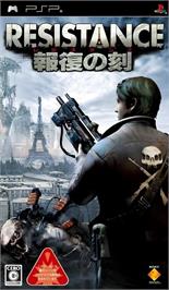 Box cover for Resistance Retribution on the Sony PSP.