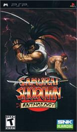 Box cover for Samurai Shodown Anthology on the Sony PSP.