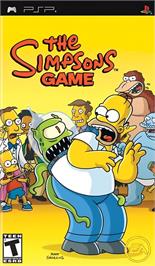 Box cover for Simpsons Game, The on the Sony PSP.