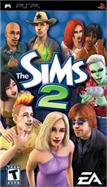 Box cover for Sims 2 on the Sony PSP.