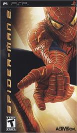 Box cover for Spider-man 2 on the Sony PSP.